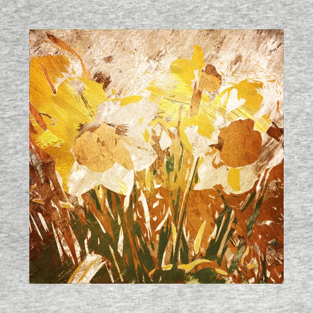Narcissus Semi-abstract Collage by WesternExposure
